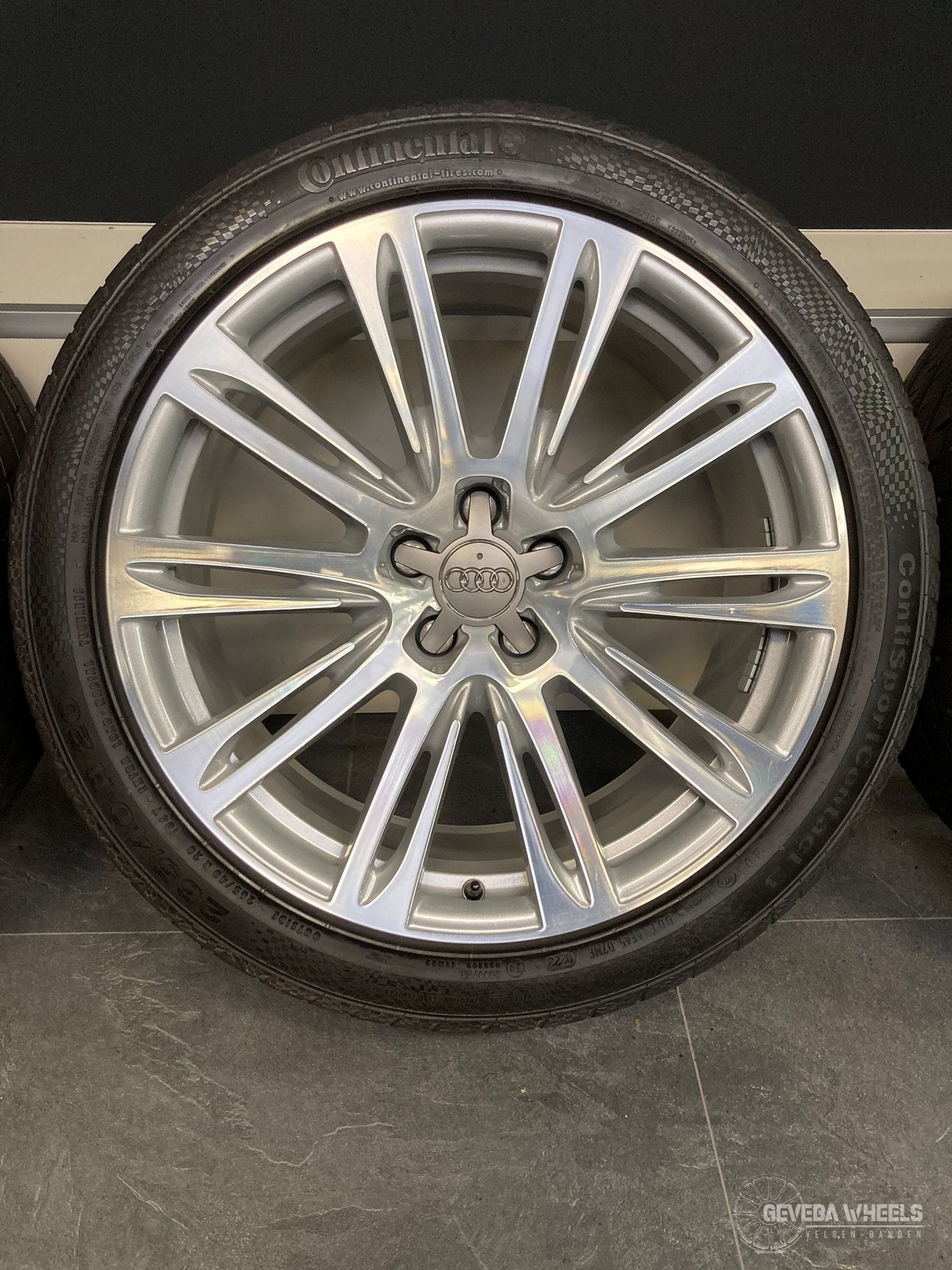 20” originele Audi A8 S8 D4 D5 velgen + banden 5x112 4H06010, Gebruikt, -, 265 mm, -