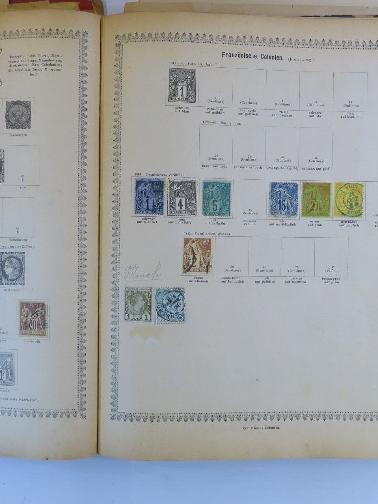 WERELD OUD VERVALLEN ALBUM met zegels - (E796) - 2/3 -, Ophalen of Verzenden, Buitenland