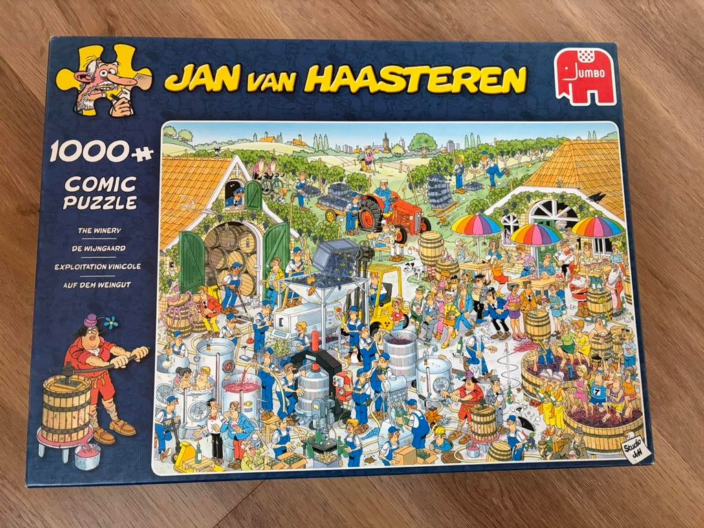 Jan van Haasteren puzzels, Ophalen, 500 t/m 1500 stukjes, Zo goed als nieuw, Legpuzzel