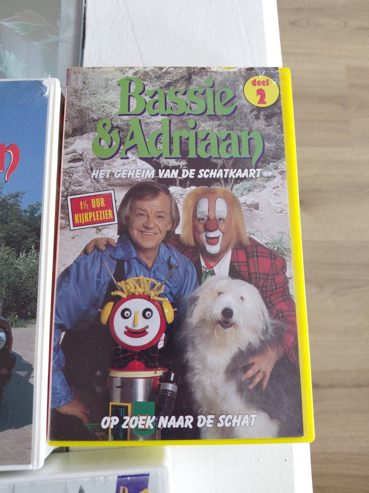 Bassie en Adriaan - 3 Originele Serie VHS CNR - Uniek, Cd's en Dvd's, Gebruikt, Serie, Alle leeftijden, Ophalen of Verzenden