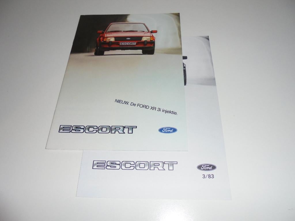 brochure Ford Escort  1983, Boeken, Ophalen of Verzenden, Nieuw, Ford