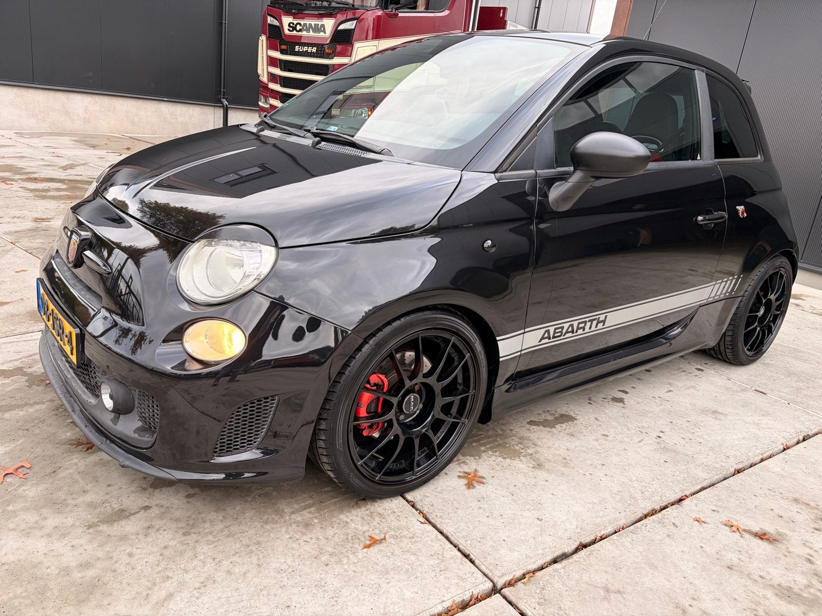 Fiat 500 1.4 Abarth C 2009 Zwart, Auto's, Voorwielaandrijving, 15 km/l, 40 €/maand, 4 cilinders
