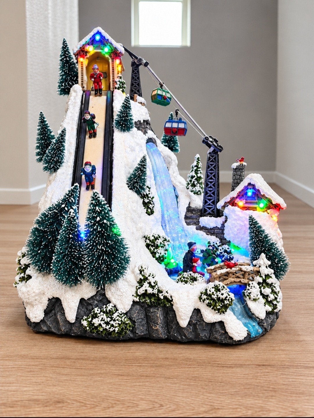 Prachtige Kerstdorp Skipiste, Ophalen of Verzenden, Zo goed als nieuw
