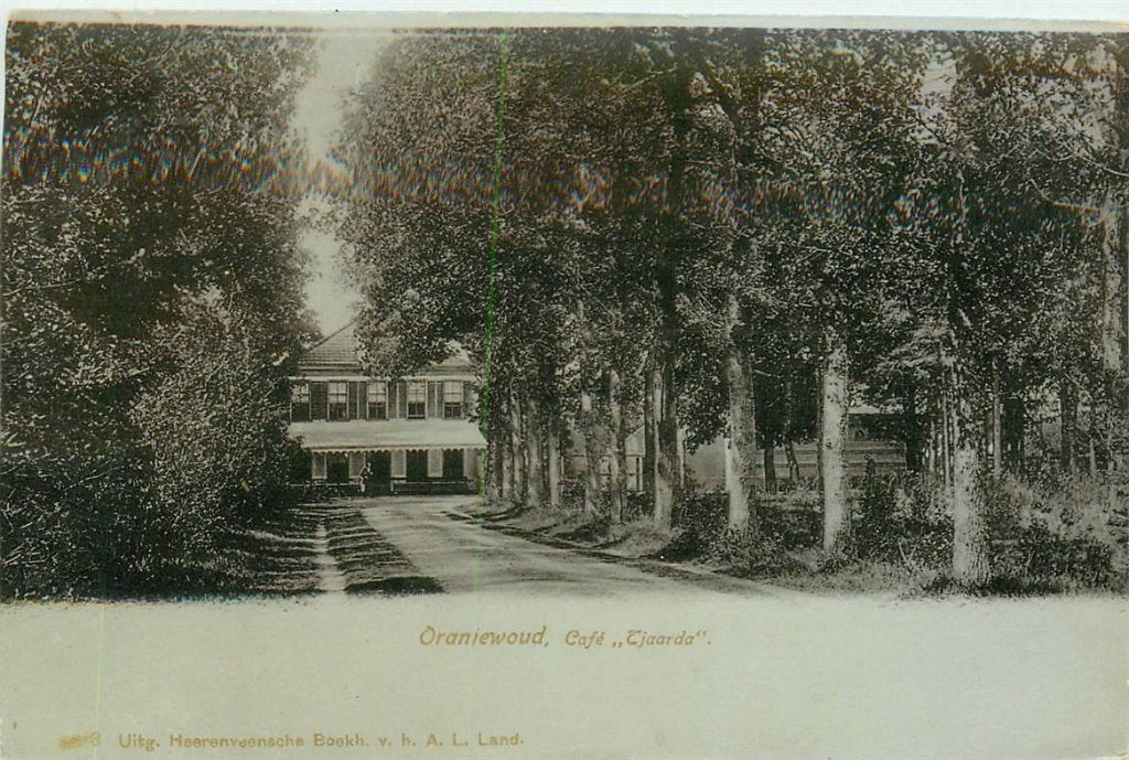 702-089-001 Oranjewoud Cafe Tjaarda, Verzamelen, Verzenden, Voor 1920, Friesland