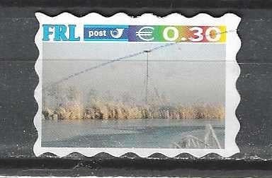 2008 frlpost stadspost - Ooievaarsnest op paal decemberzgl, Verzenden, Na 1940, Gestempeld