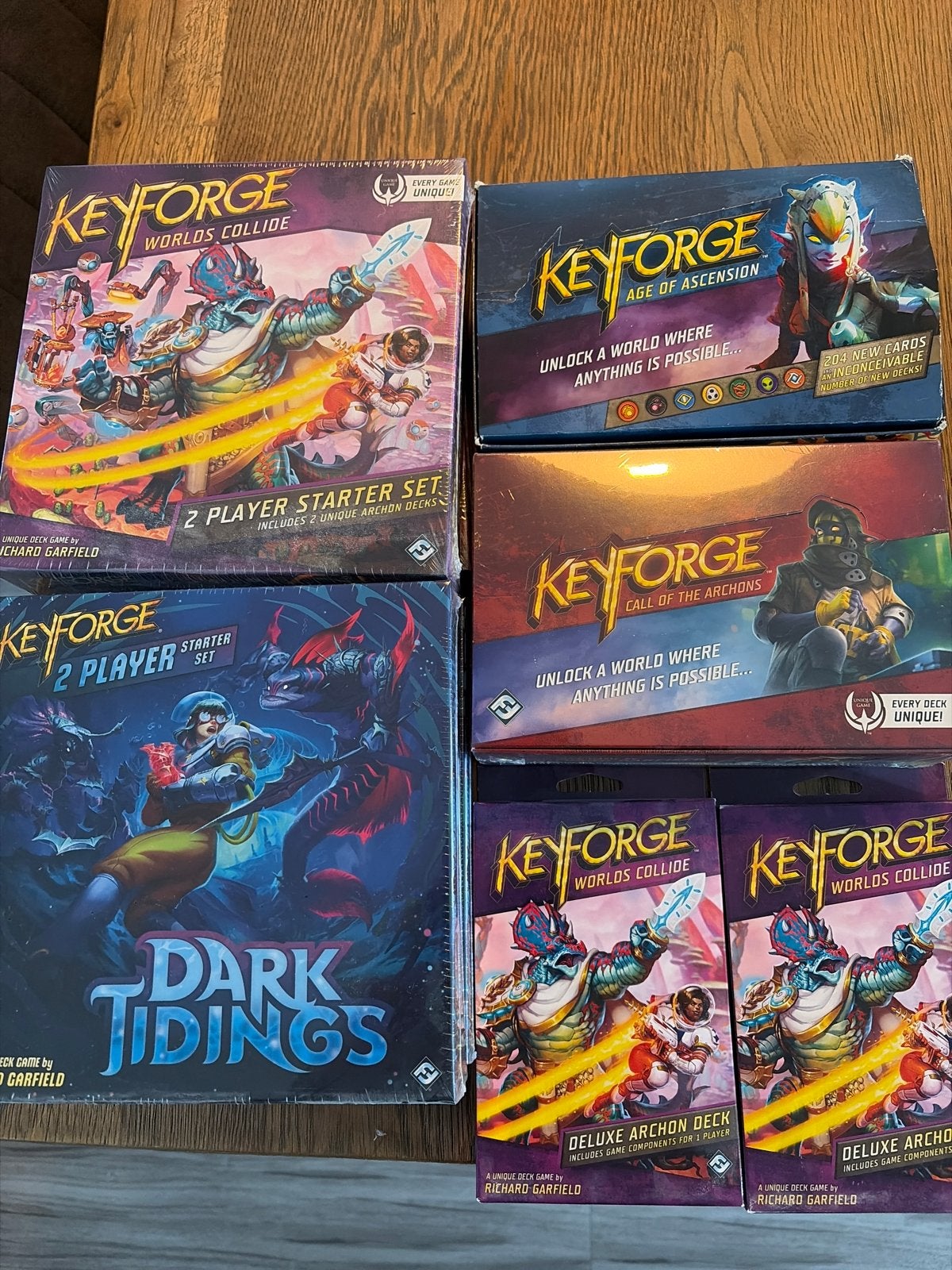 KeyForge Starter Sets & Archon Decks - Diverse Collectie, Ophalen of Verzenden, Nieuw, Starterdeck