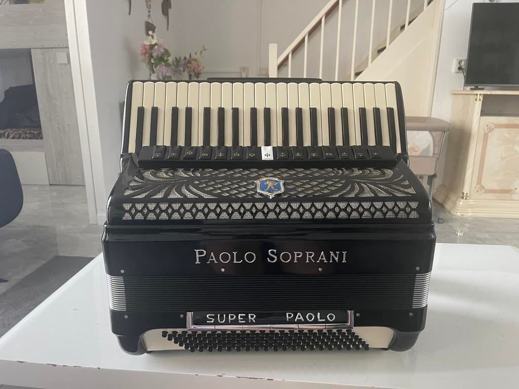 Paolo Soprani Super Paolo Accordeon - Zo goed als nieuw, Muziek en Instrumenten, Accordeons, Ophalen of Verzenden, Zo goed als nieuw