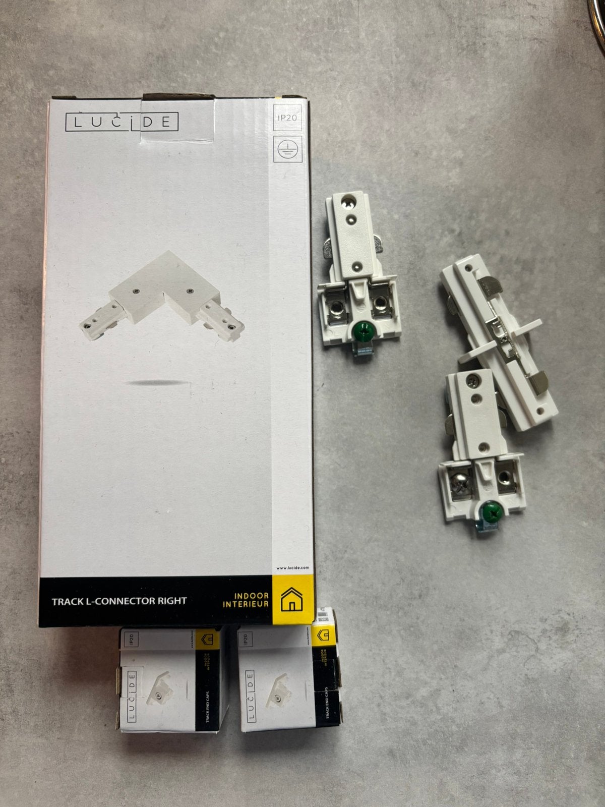 Lucide railverlichting onderdelen wit, Ophalen of Verzenden, Nieuw