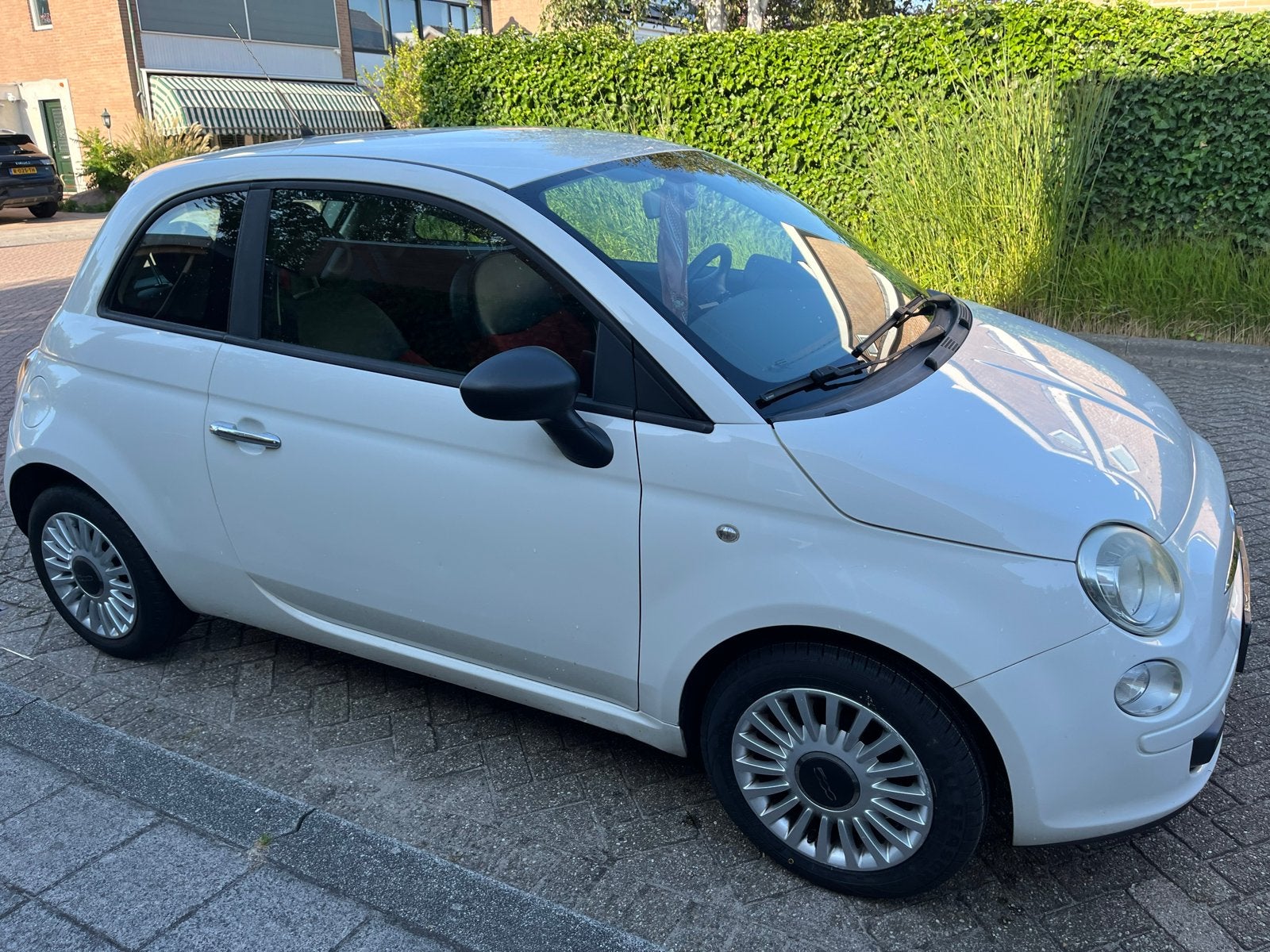 Fiat 500 1.2 C 2009 Wit, Auto's, Fiat, Voorwielaandrijving, 1242 cc, 4 cilinders, 840 kg