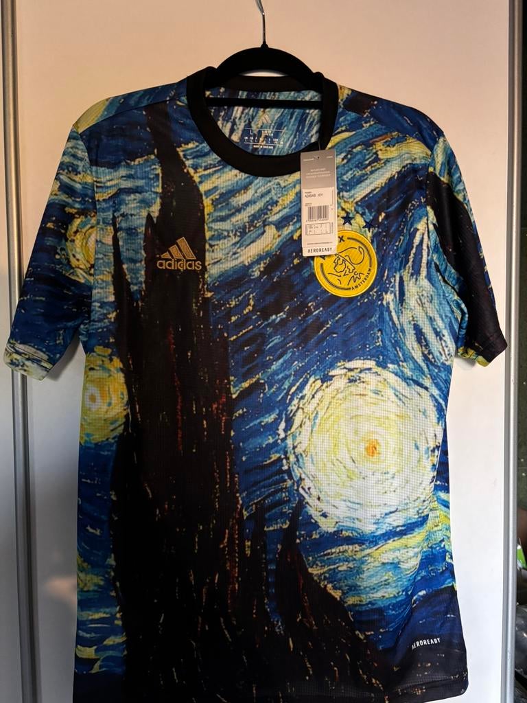 Ajax voetbalshirt Vincent van Gogh special jersey, Ophalen of Verzenden, Nieuw, Maat 52/54 (L), Overige kleuren