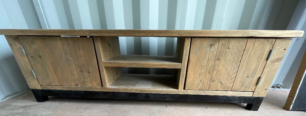 TV meubel, Ophalen, Gebruikt, 150 tot 200 cm, Minder dan 100 cm