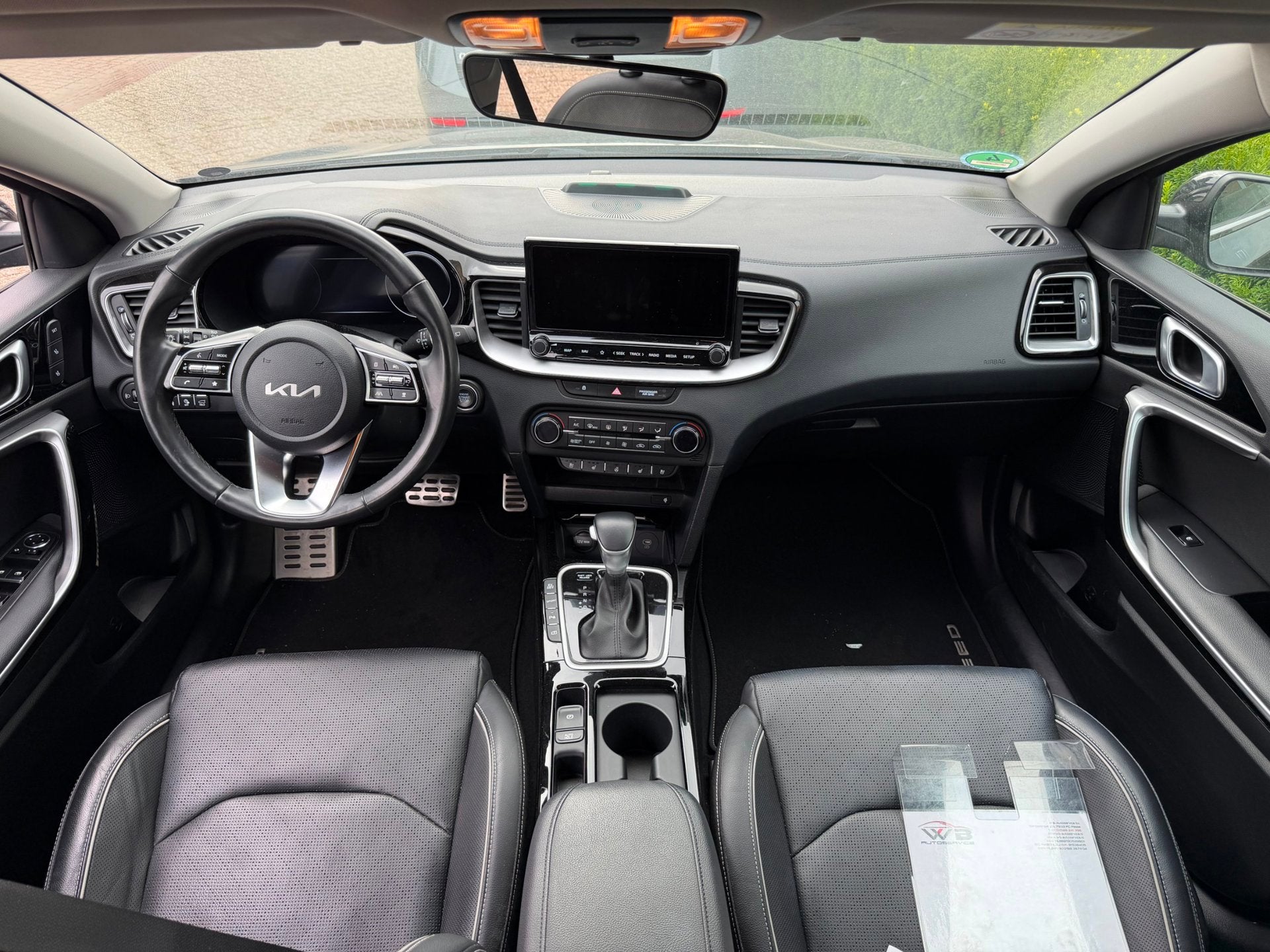 Kia Ceed Sportswagon 1.6 GDI PHEV Platinum I Leder I Camera, Auto's, Adaptive Cruise Control, Gebruikt, Zwart, Zwart