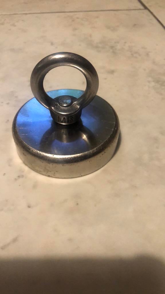 Vismagneet, Hobby en Vrije tijd, Metaaldetectors, Ophalen of Verzenden, Gebruikt, Overige merken