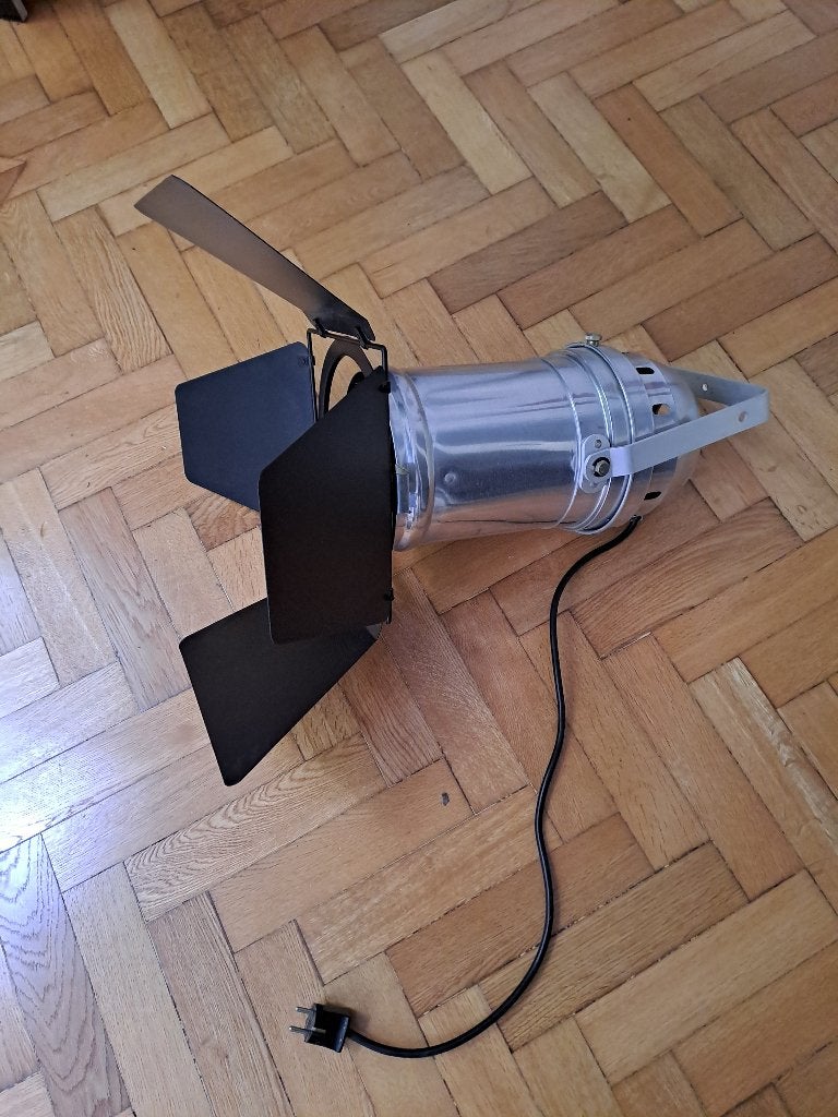 lamp, theaterspot, spot, industrieel, 2 stuks, Ophalen, Vintage, industrieel, trendy, stoer, Overige fittingen, Zo goed als nieuw