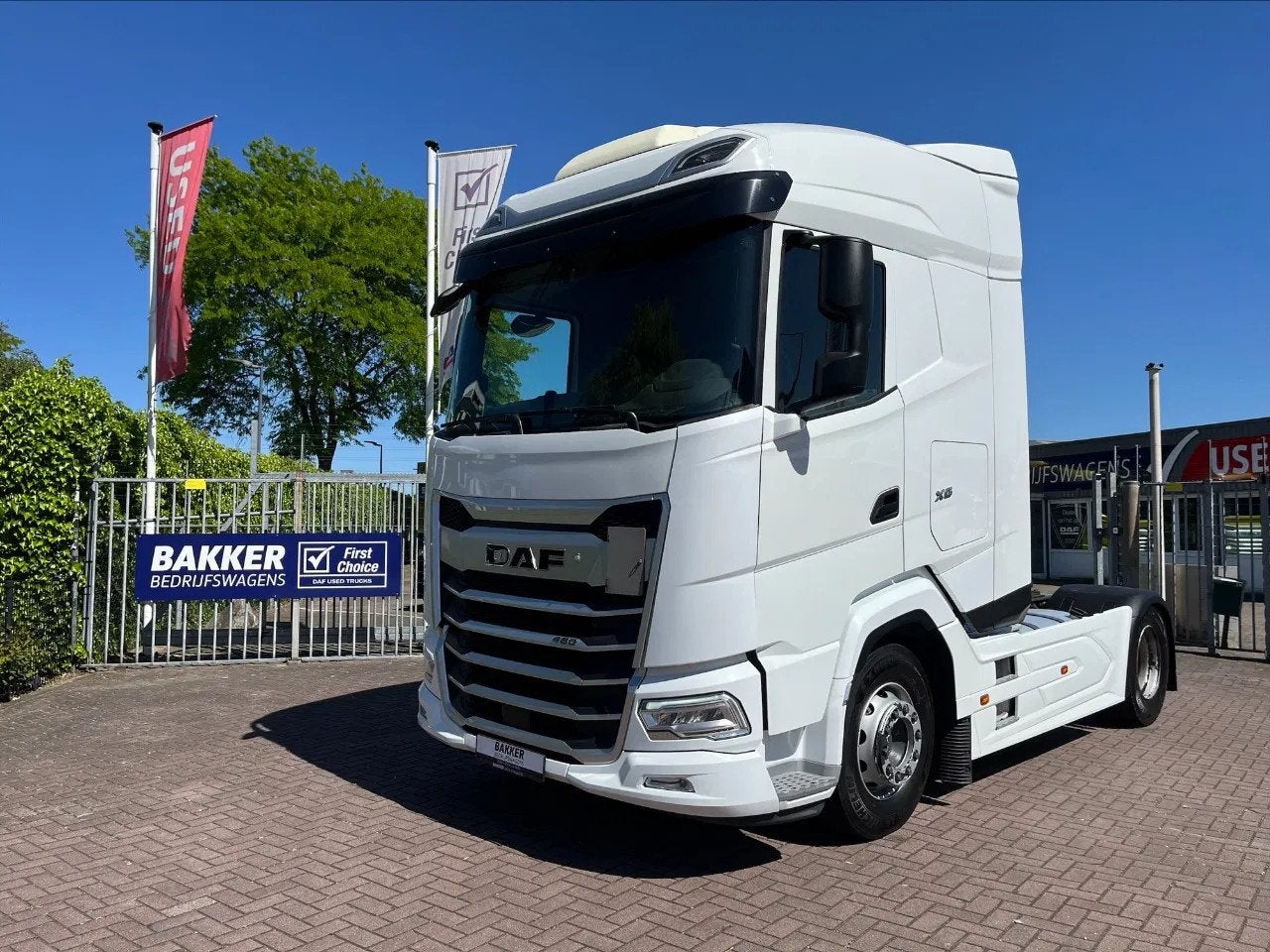 DAF XG 480 NGD - ASLAST BEWAKING - PTO-PREP - 440.000 KM!, Auto's, Vrachtwagens, Automaat, Achterwielaandrijving, Euro 6, Wit