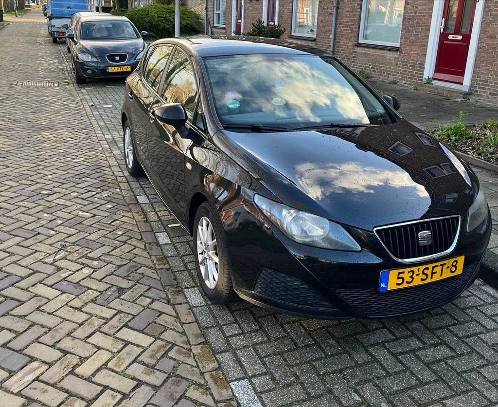 Seat Ibiza 2011| Zwart | Airco | Nieuwe distributieketting, Voorwielaandrijving, 1198 cc, Origineel Nederlands, Handgeschakeld