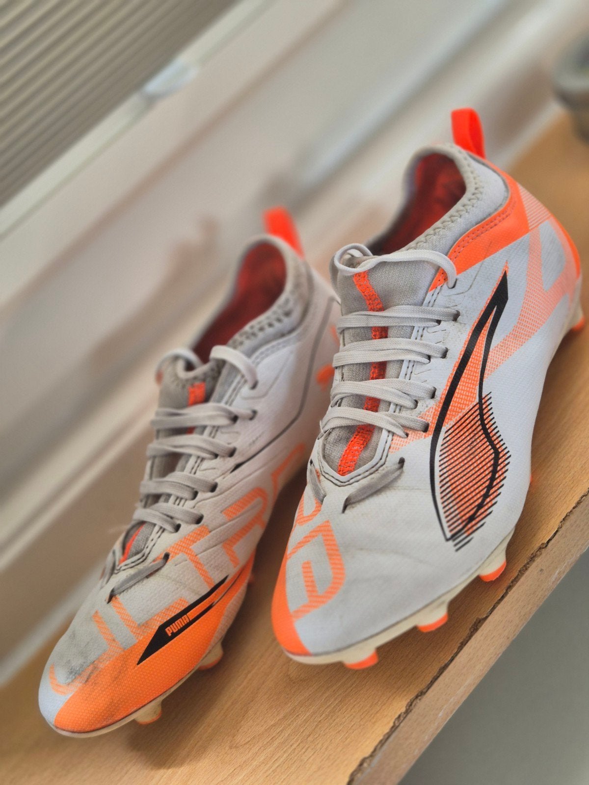 Puma Ultra voetbalschoenen - Oranje/Wit Maat 38, Ophalen, Gebruikt, Maat XS of kleiner, Schoenen