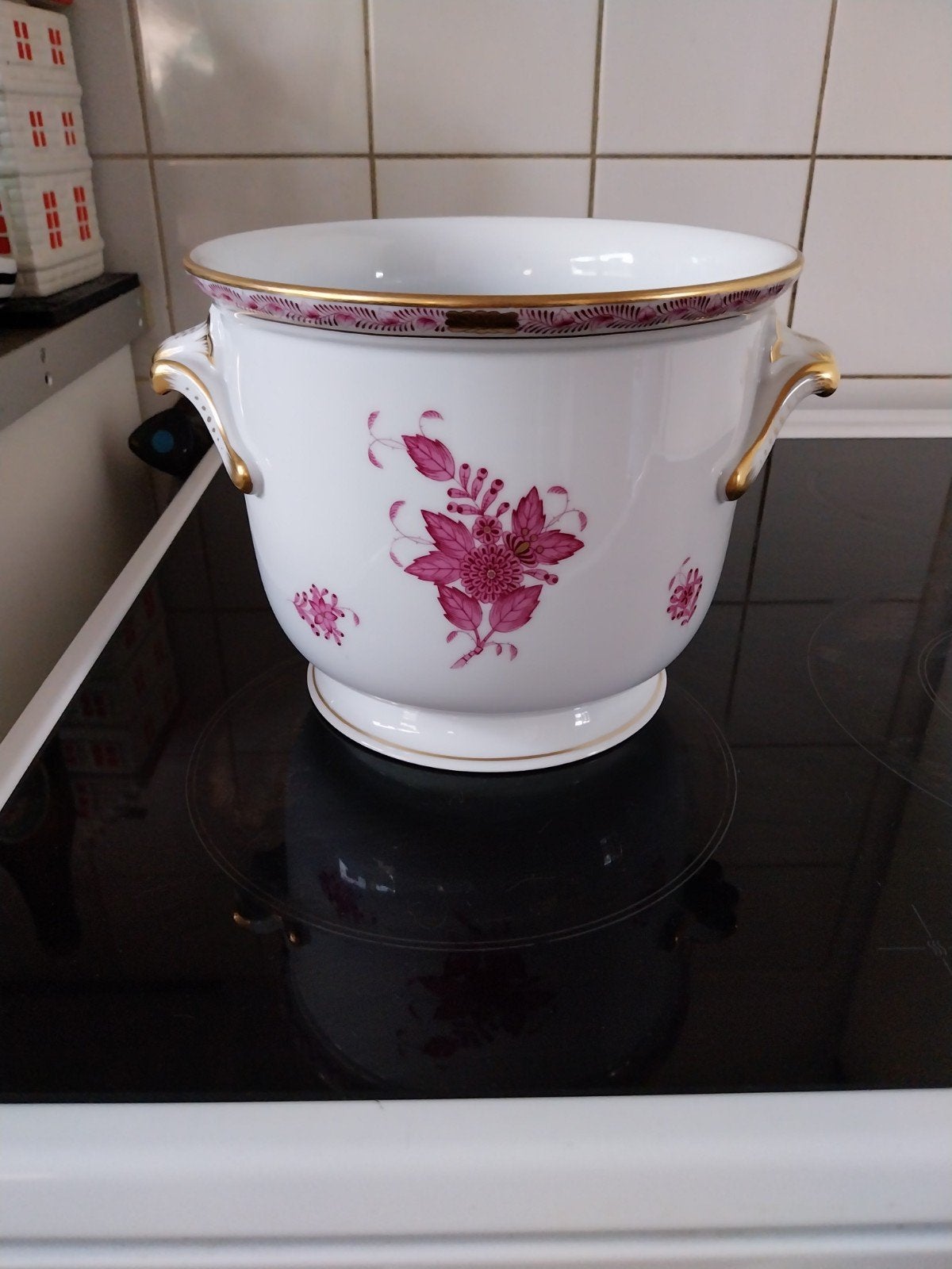 Set van 4 Herend Cachepotten - Diverse Decors, Ophalen of Verzenden