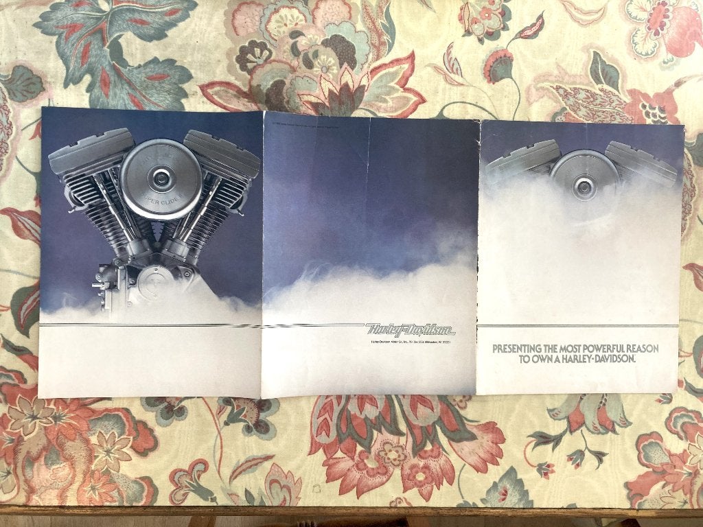harley davidson brochure, Ophalen of Verzenden, Harley-Davidson of Buell