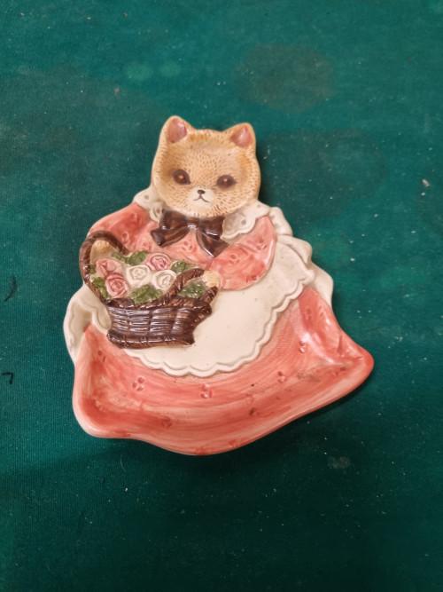 schaaltje kitty kat vintage porselein, Ophalen of Verzenden, 'T Olde Gre-j, Info@toldegrej.nl, Endepoelstraat 20f Didam
