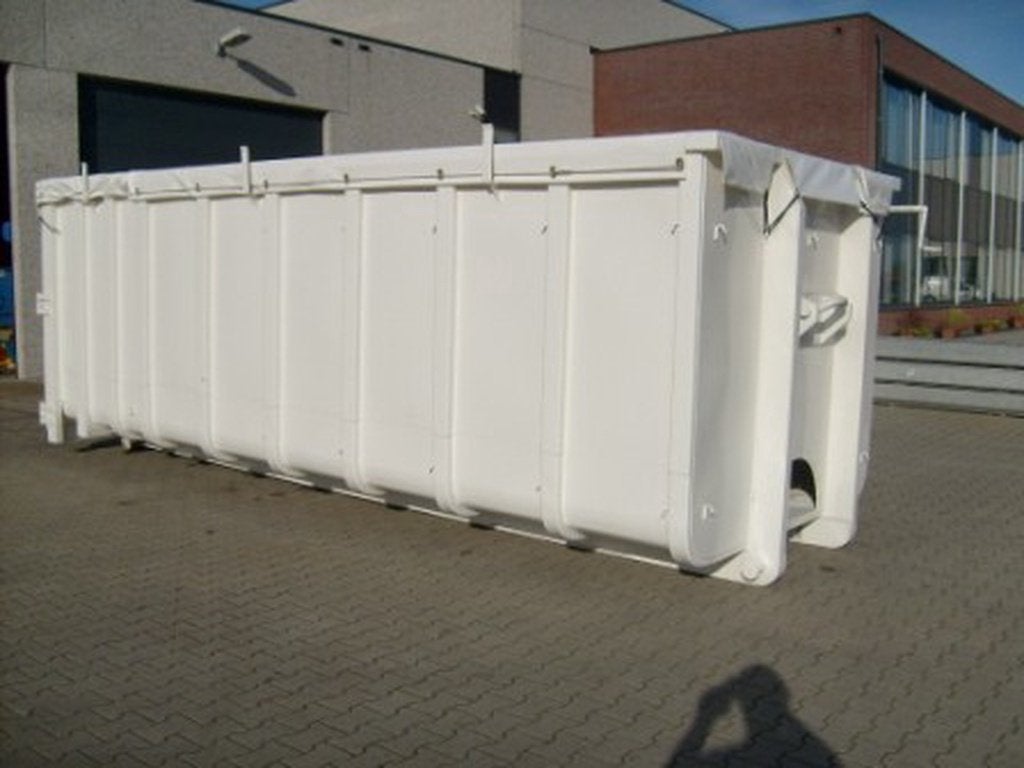 nieuwe containers 30 m3 met beluchting en zeil