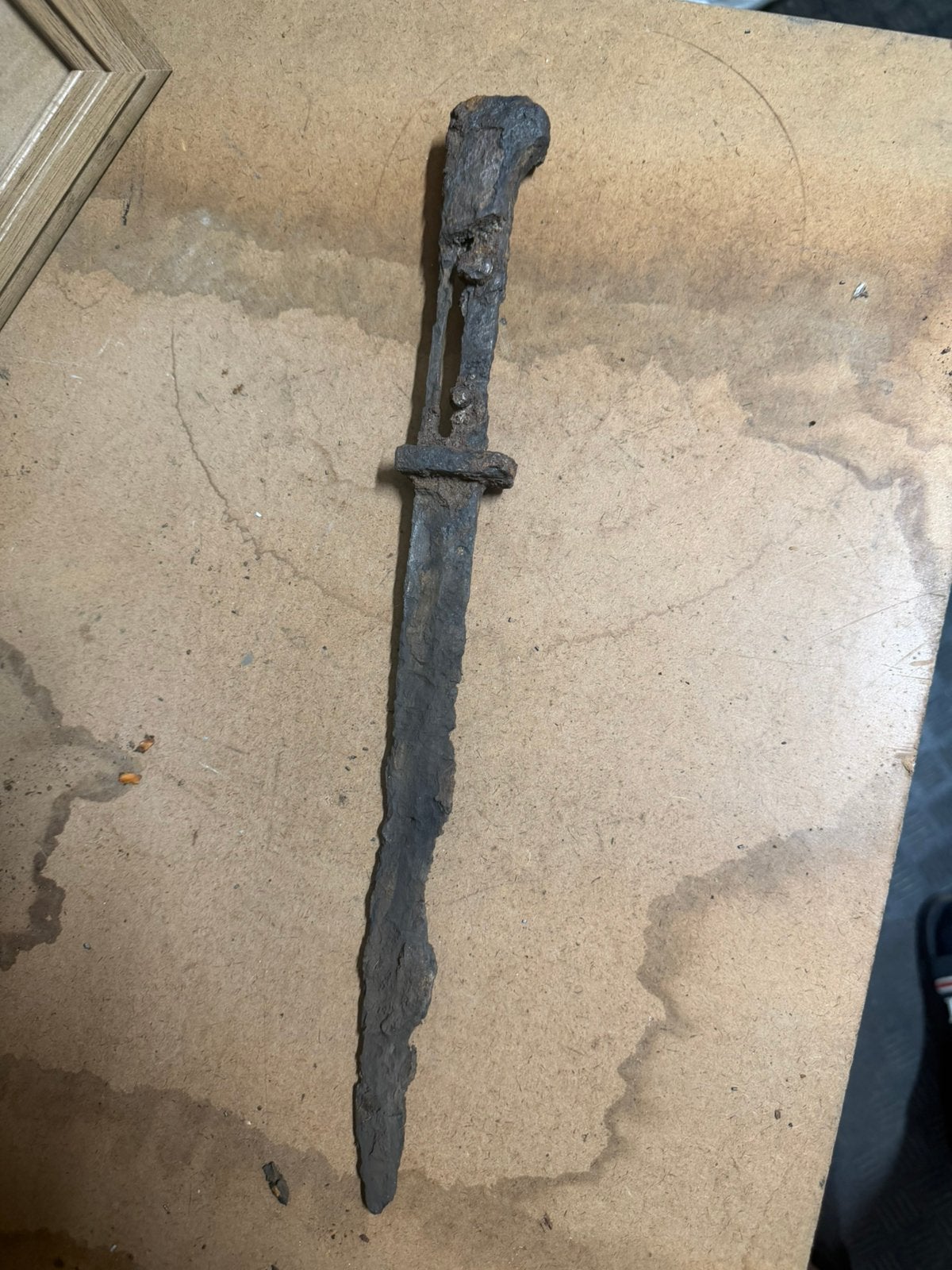 Duitse k98 bajonet bodemvondst, Verzamelen, Militaria | Tweede Wereldoorlog, Ophalen of Verzenden, Duitsland, Mes of Dolk