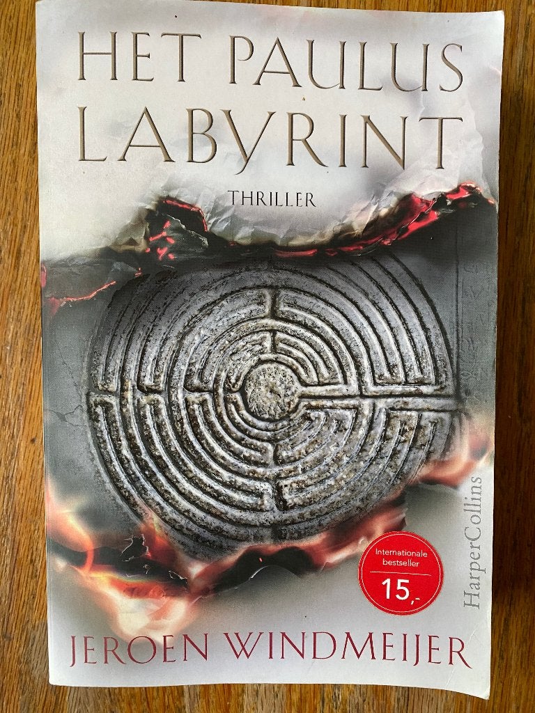 Jeroen Windmeijer - Het Paulus Labyrint, Boeken, Thrillers, Gelezen, Ophalen of Verzenden, Nederland, Jeroen Windmeijer