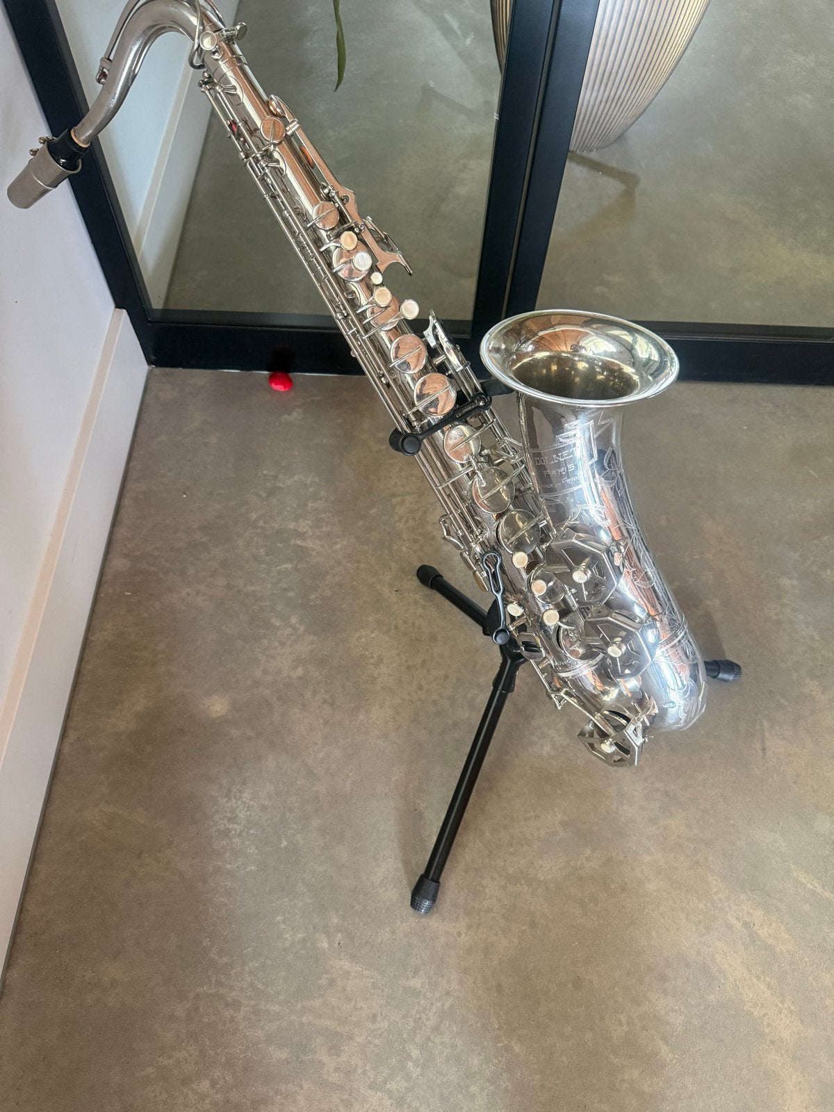 Vintage Dolnet Paris Tenorsaxofoon, Ophalen, Gebruikt, Tenor