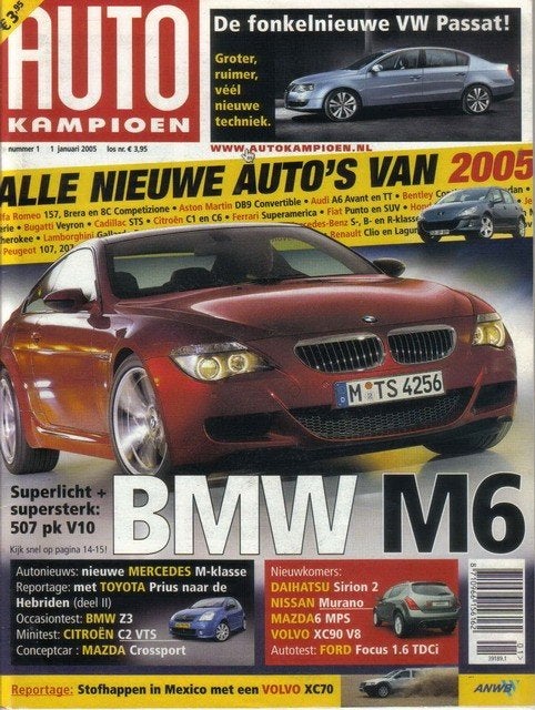 Autokampioen 1 2005 : MG ZT 260 - Rover P6 3500 - Volvo XC70, Ophalen of Verzenden, Gelezen, Algemeen