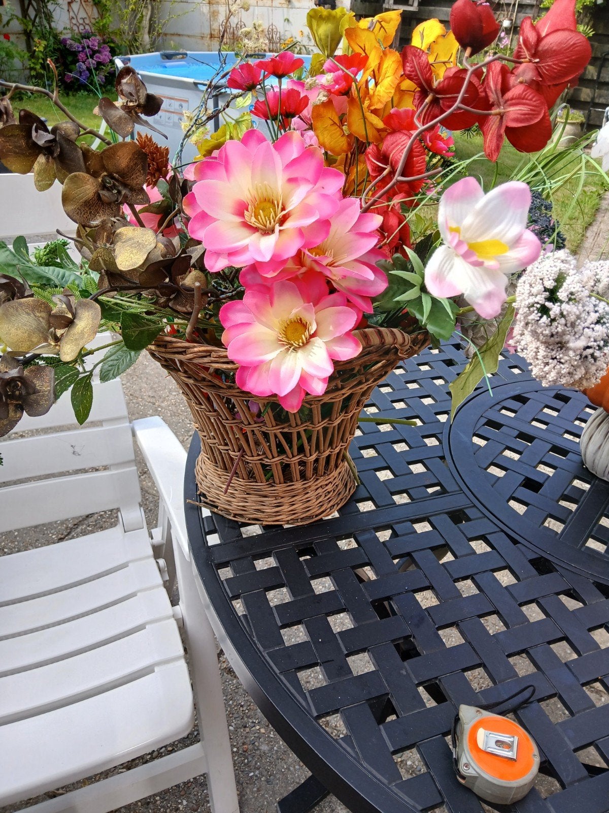 heel veel kunstbloemen, Kunststof, Ophalen of Verzenden, Zo goed als nieuw, Binnen