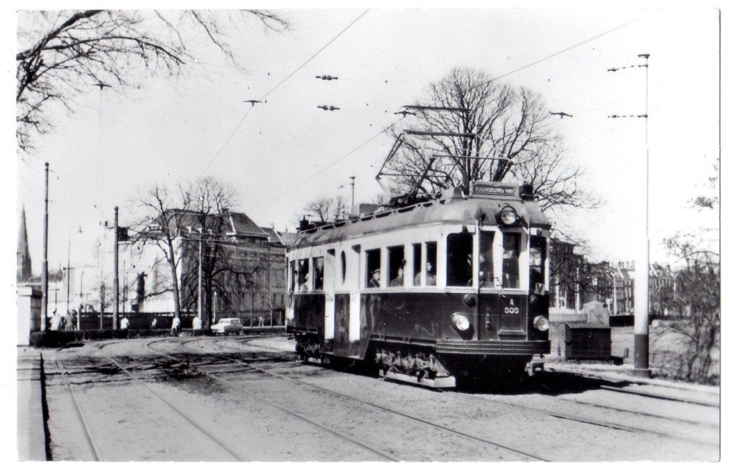 Den Haag, Tram NZH, Koningskade, Verzenden, 1940 tot 1960, Ongelopen, Zuid-Holland
