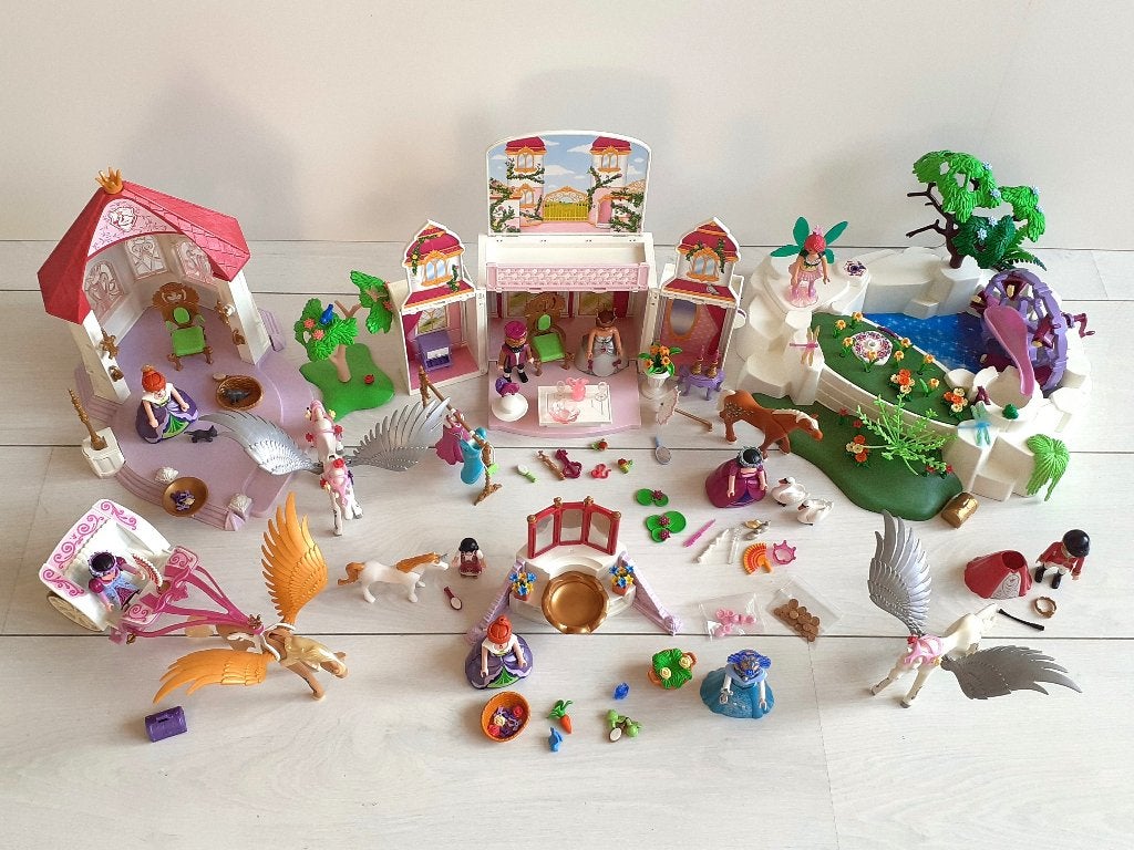 prinsessen kristallen vijver 5475 + 5 extra sets + extra, Gebruikt, Complete set, Overige typen, Ophalen of Verzenden
