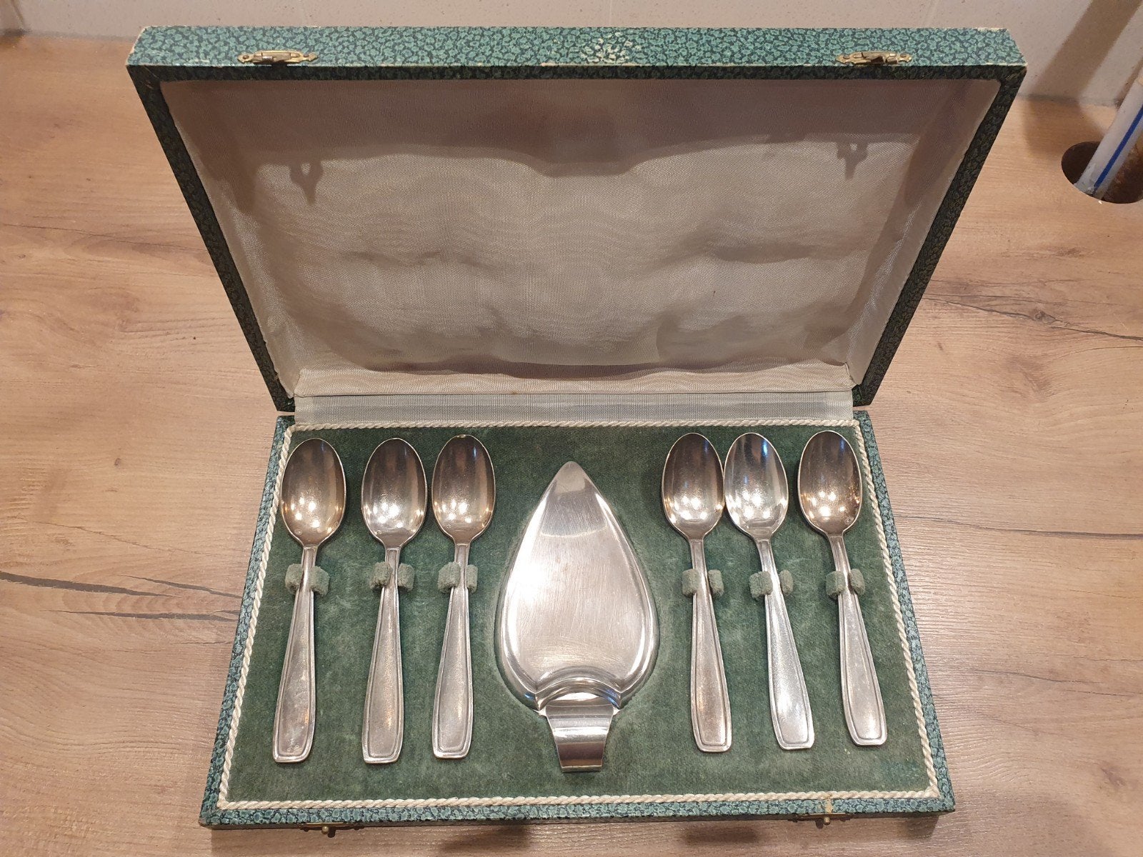 Vintage bestekset , verzilverd  € 10,=, Antiek en Kunst, Ophalen of Verzenden