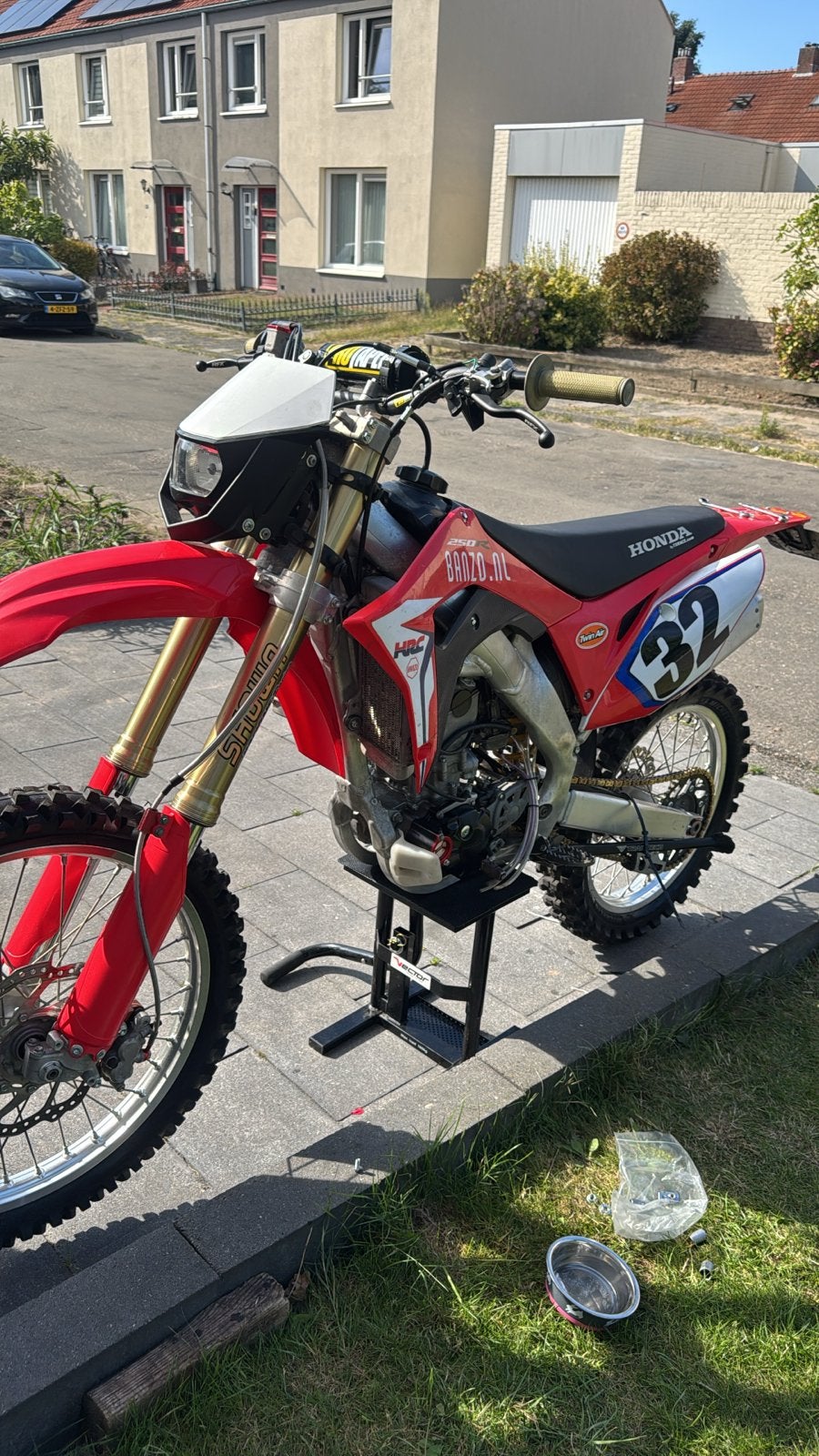Uniek! Honda CRF250R- Op kenteken!, Motoren, Ophalen of Verzenden, Gereviseerd