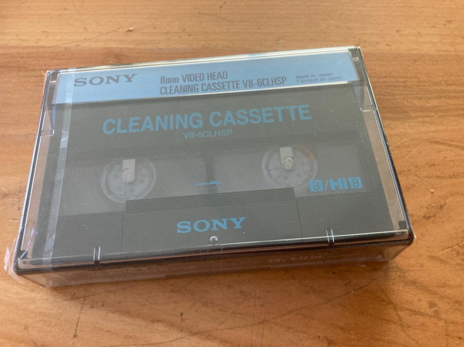 Sony 8mm/Hi8 Video Head Cleaning Cassette V8-6CLHSP, Ophalen of Verzenden, Nieuw, Overige typen