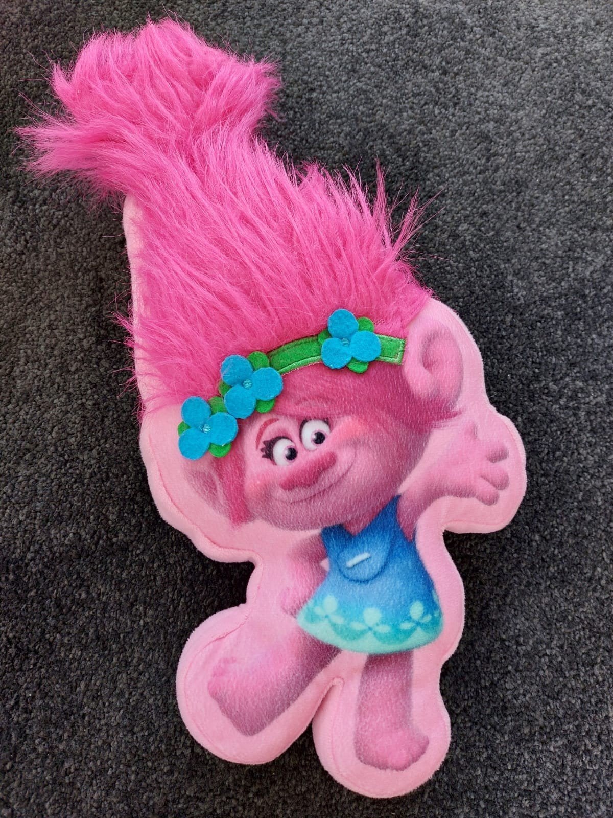 2 kleurrijke trollen Dreamworks Global 4kids 37cm hoog, Kinderen en Baby's, Speelgoed | Knuffels en Pluche, Ophalen of Verzenden