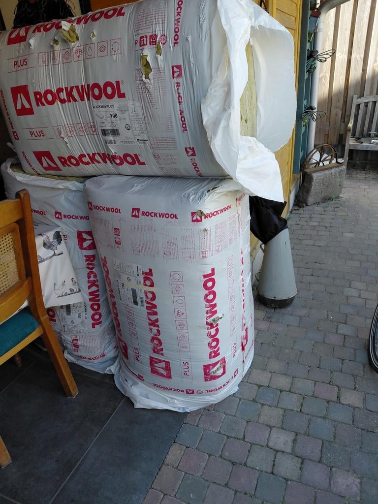 Rockwool Rockmin Plus isolatie - 100mm dikte., Ophalen, Dakisolatie, 12 cm of meer, Nieuw