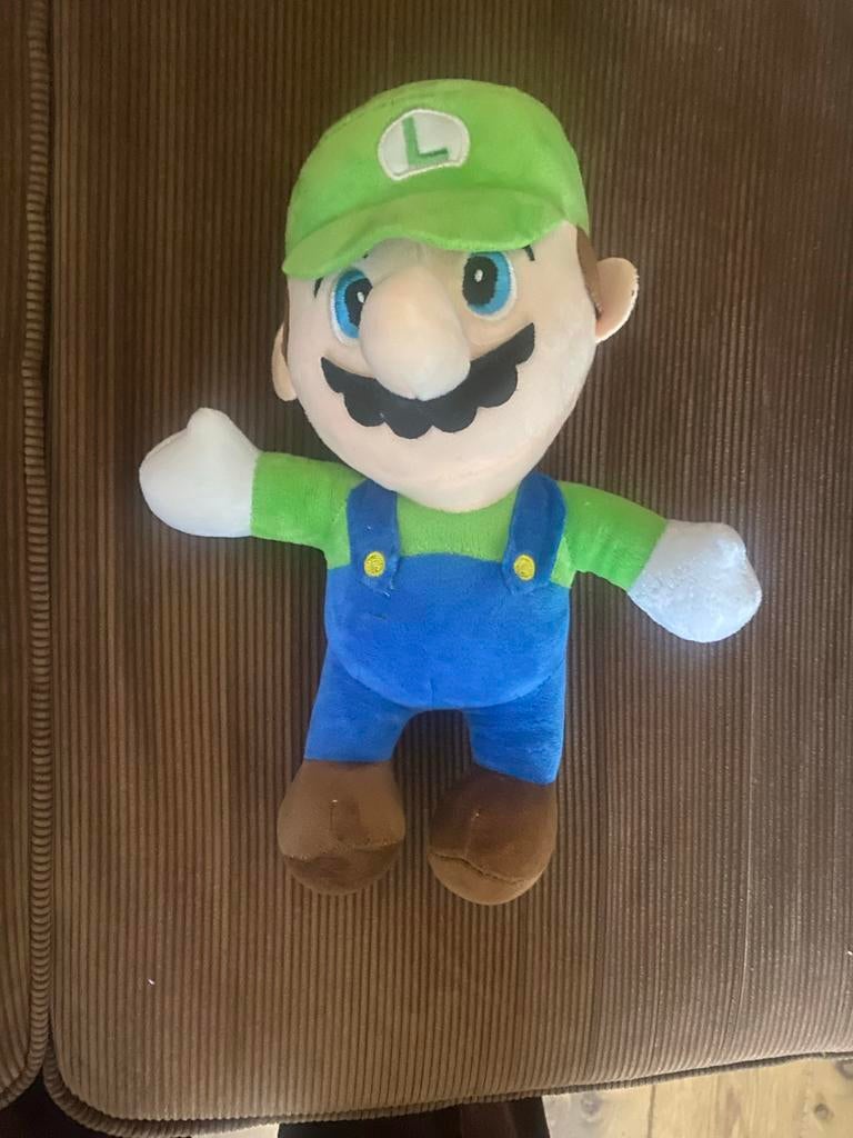 Nieuwe Luigi knuffel - Super Mario, Kinderen en Baby's, Speelgoed | Knuffels en Pluche, Groen, Overige typen, Ophalen of Verzenden