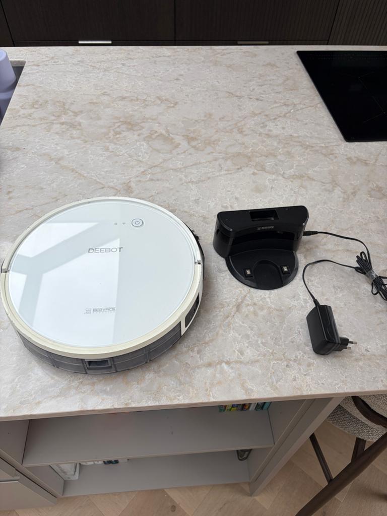 Ecovacs Deebot 600 Robotstofzuiger met Laadstation, Ophalen, Gebruikt, Oplaadstation, Ecovacs