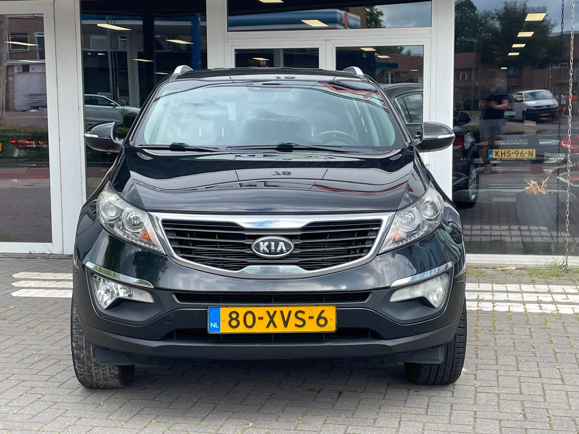 Kia Sportage 2.0 X-ecutive Plus Pack Automaat, Auto's, Gebruikt, Zwart, 4 cilinders, Leder en Stof