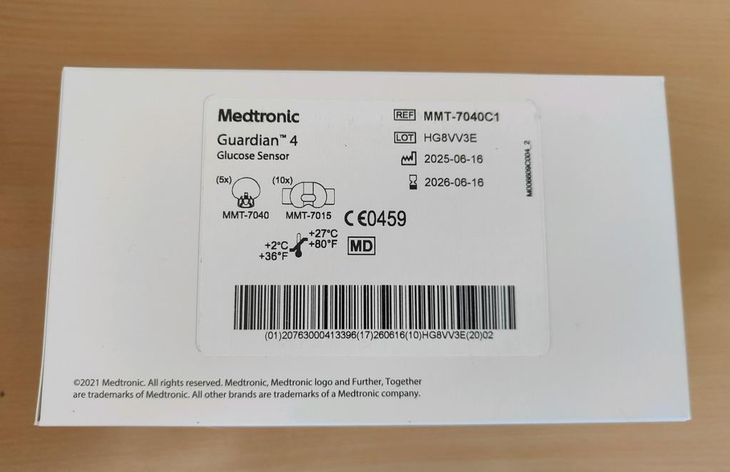Nieuwe doos (5 stuks) Medtronic guardian 4 sensoren, Ophalen of Verzenden, Nieuw