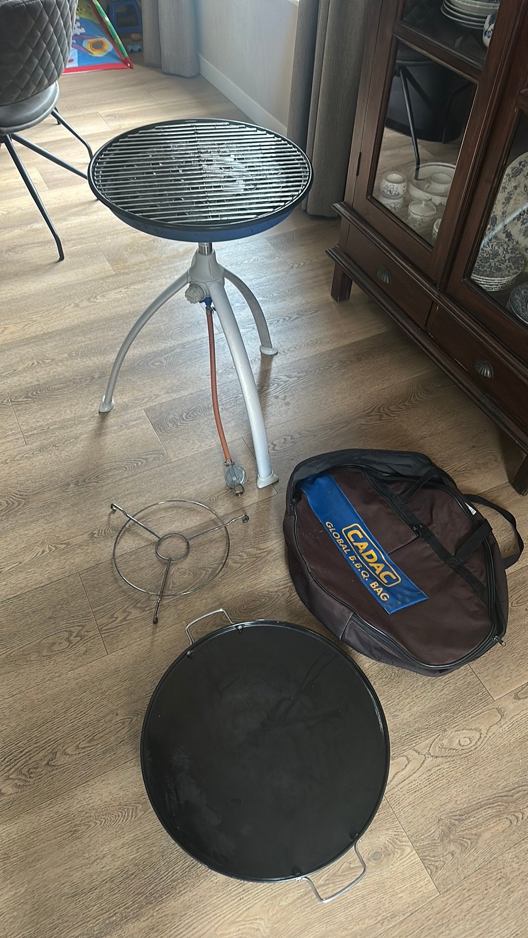 Skottelbraai cadac, Tuin en Terras, Ophalen of Verzenden, Zo goed als nieuw