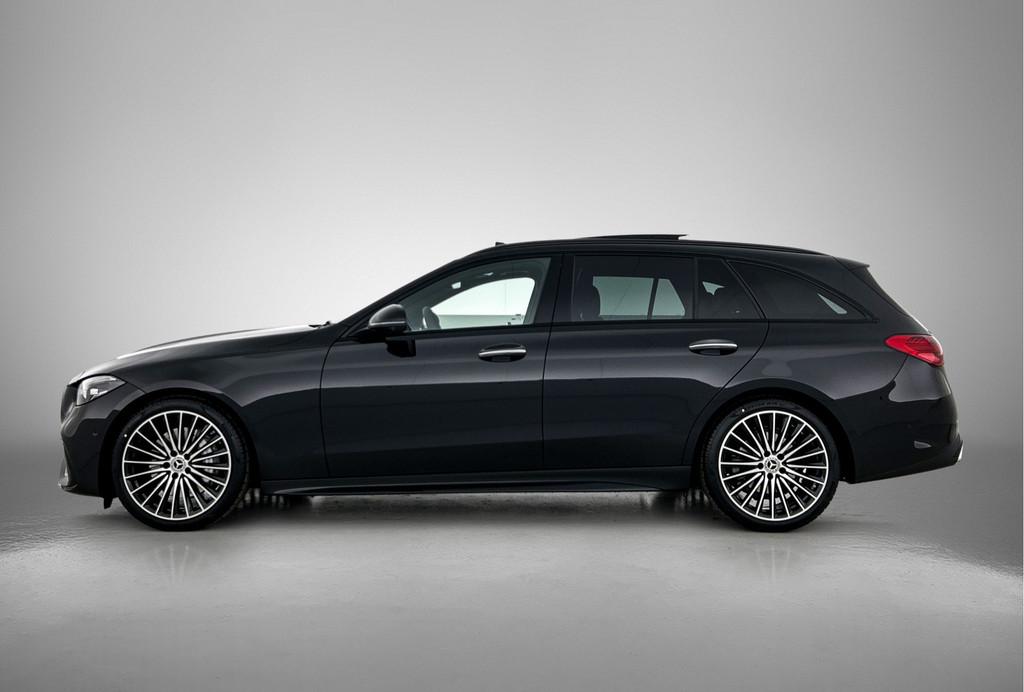 Mercedes-Benz C-Klasse Estate 180 Business Solution AMG | Co, Auto's, Mercedes-Benz, Automaat, Achterwielaandrijving, Zwart, 4 cilinders