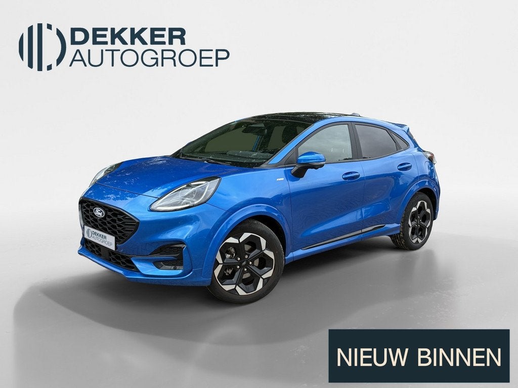 Ford Puma 1.0 EcoBoost Hybrid ST-Line X, 125 pk, Euro 6, Blauw, Origineel Nederlands