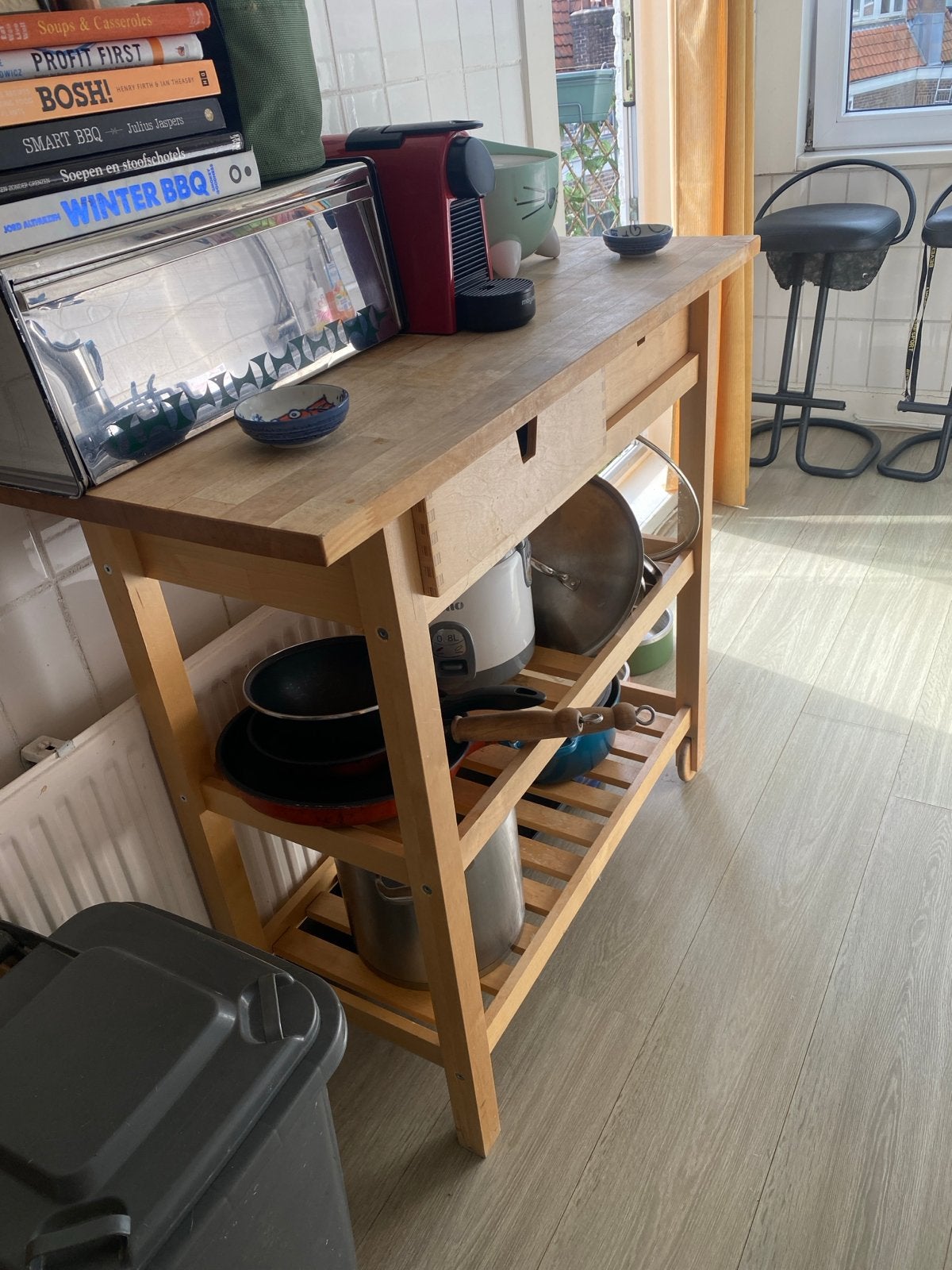 IKEA Keukentrolley / Roltafel - Gebruikt maar in goede staat, Ophalen, Gebruikt, Hout, IKEA