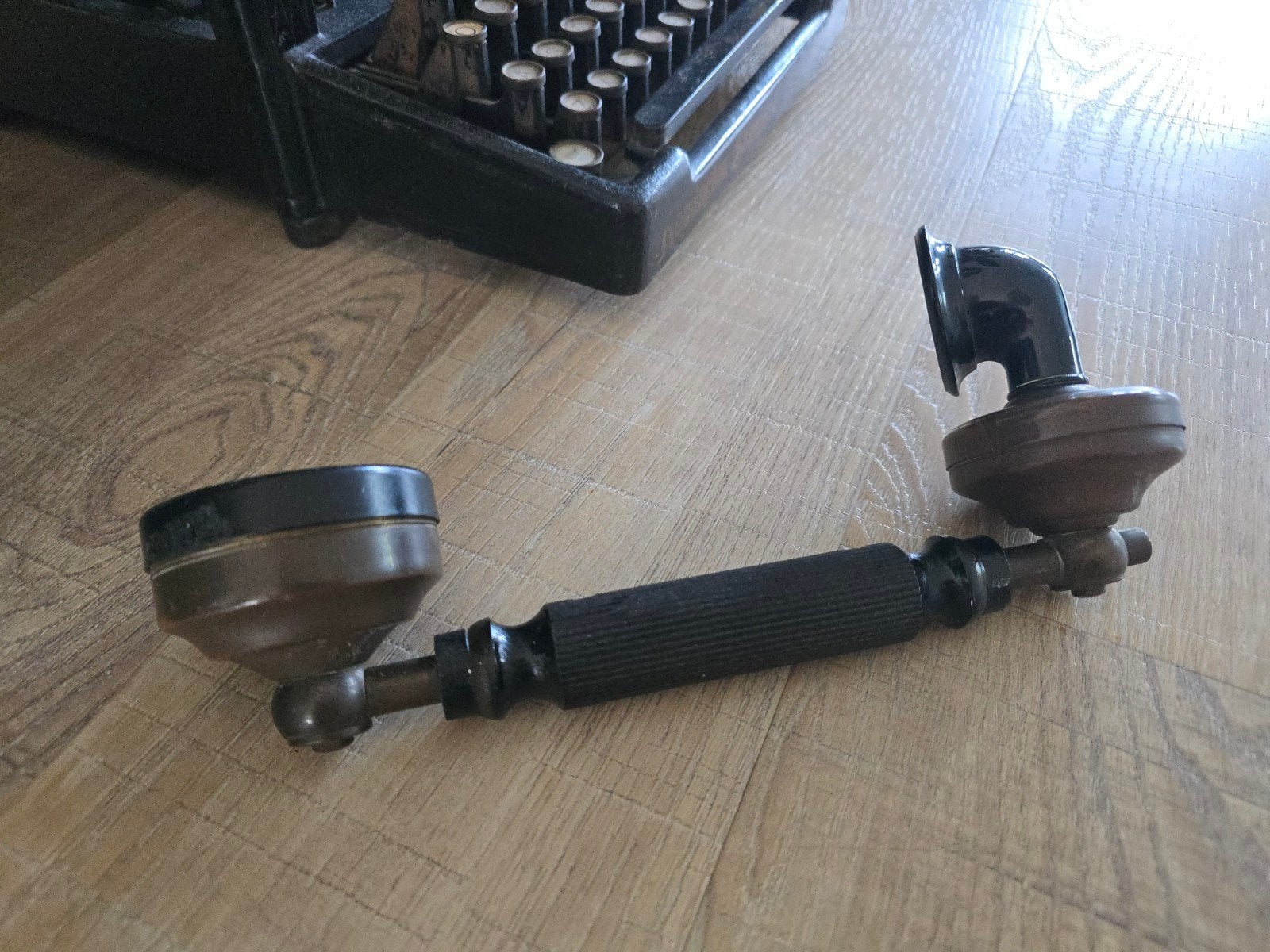 Antieke vroege 20e eeuwse handhoorn tbv antieke telefoon €25, Ophalen of Verzenden