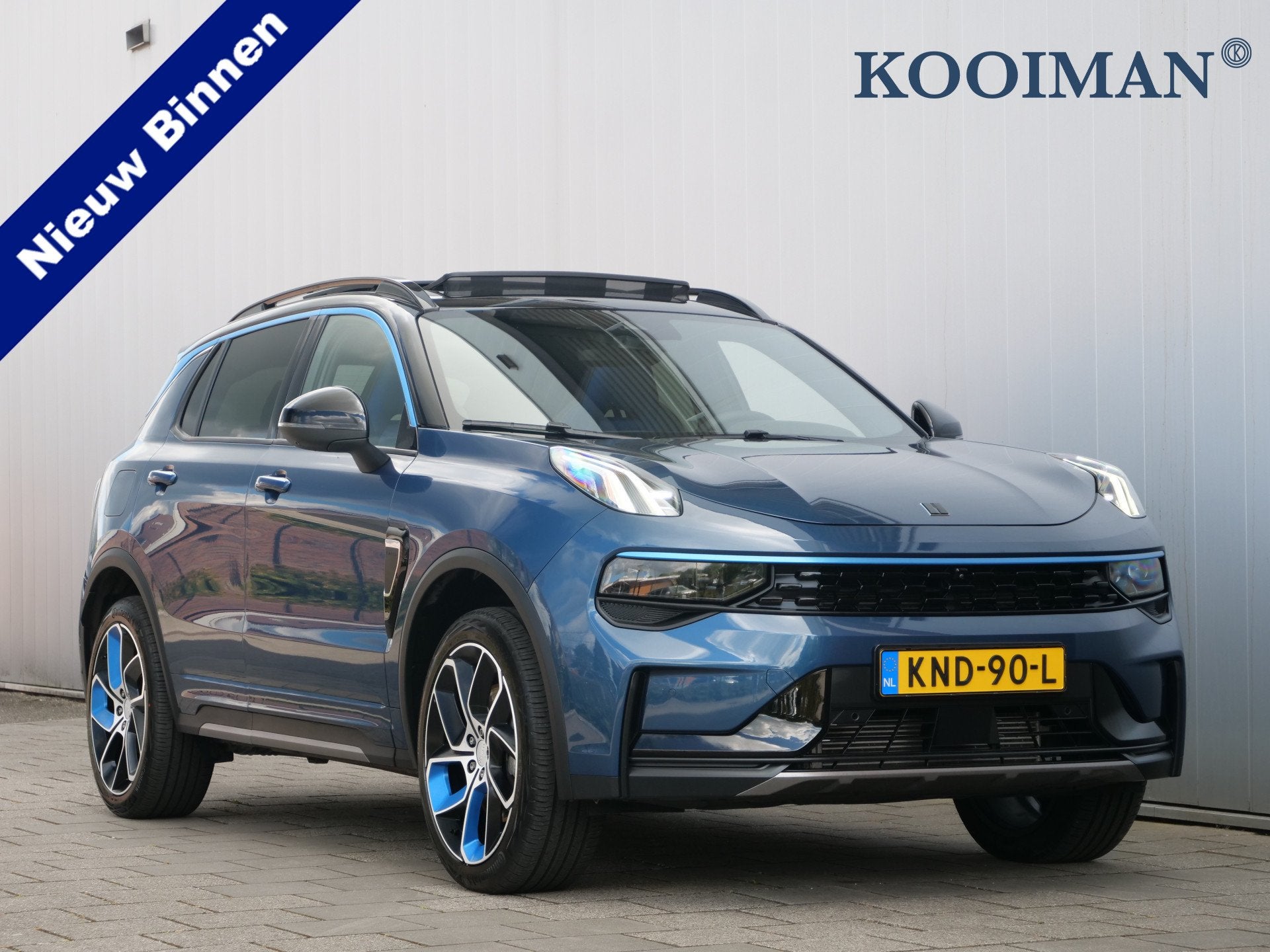 Lynk & Co 01 1.5 Plugin Hybrid 261pk Automaat Apple Carplay, Stof, 1800 kg, Blauw, Plug-in hybride