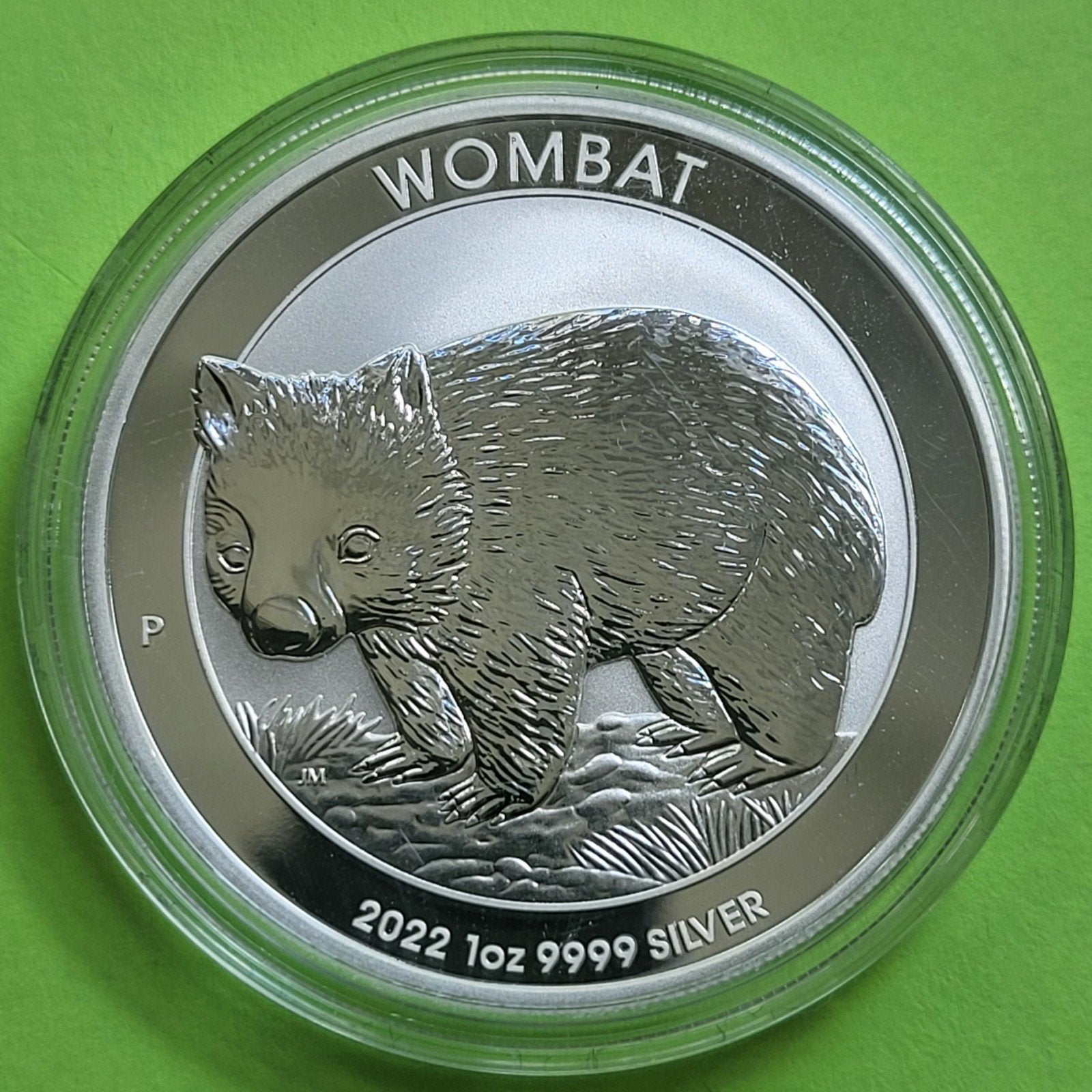 Wombat 2022 - 1 oz zilver, Verzenden, Zilver