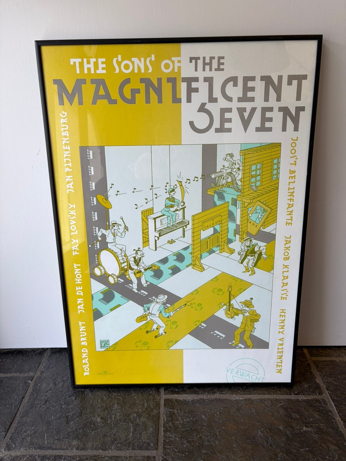 Zeldzame Joost Swarte Theaterposter (1990) - Ingelijst, Ophalen