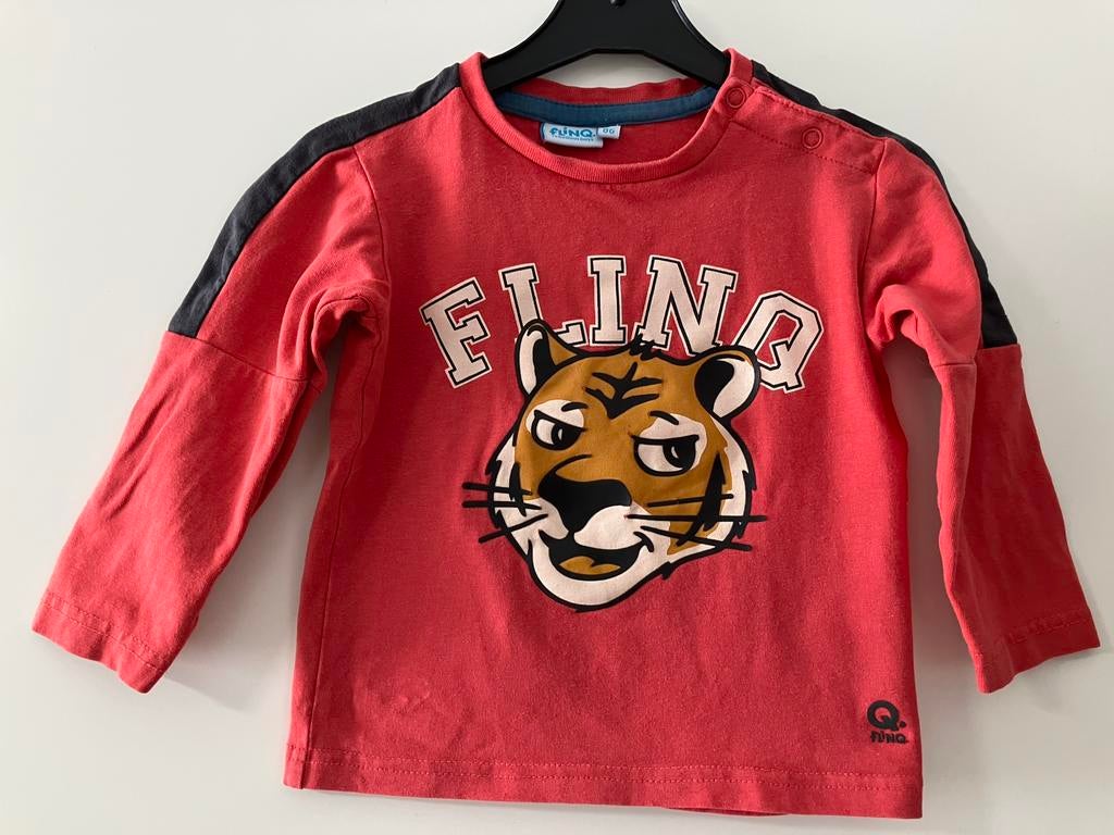 Flinq Longsleeve maat 86, Ophalen of Verzenden, Zo goed als nieuw, Jongetje, Shirtje of Longsleeve